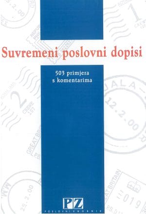 Naslovnica knjige SUVREMENI POSLOVNI DOPISI: 503 primjera s komentarima