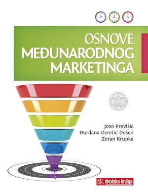 Naslovnica knjige OSNOVE MEĐUNARODNOG MARKETINGA, 2012 - Zoran Krupka, Đurđana Ozretić-Došen, Jozo Previšić