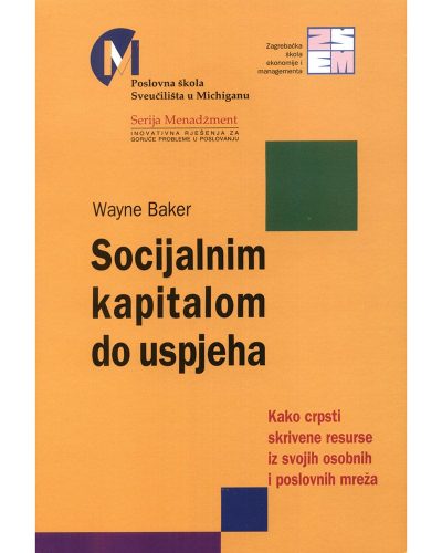 186 Naslovnica knjige SOCIJALNIM KAPITALOM DO USPJEHA: Kako crpsti skrivene resurse iz svojih osobnih i poslovnih mreža
