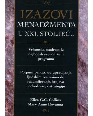 Naslovnica knjige IZAZOVI MENADŽMENTA U XXI. STOLJEĆU