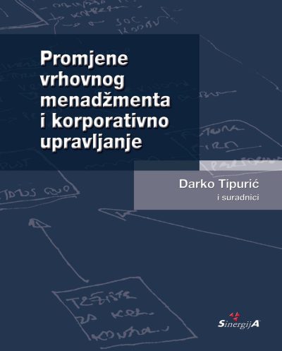 935 Naslovnica knjige PROMJENE VRHOVNOG MENADŽMENTA I KORPORATIVNO UPRAVLJANJE