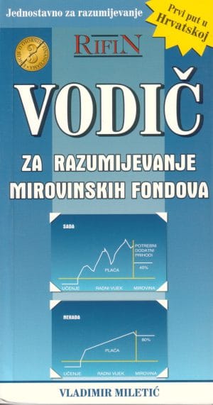 Naslovnica knjige VODIČ ZA RAZUMIJEVANJE MIROVINSKIH FONDOVA