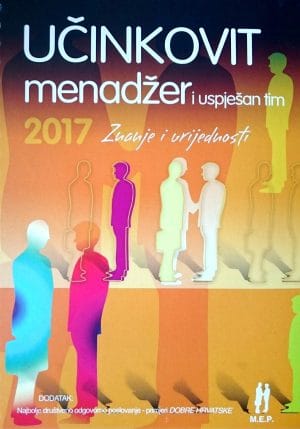 Naslovnica knjige UM 2017: Znanje i vrijednost