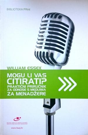 Naslovnica knjige MOGU LI VAS CITIRATI?: Praktični priručnik za odnose s medijima za menadžere