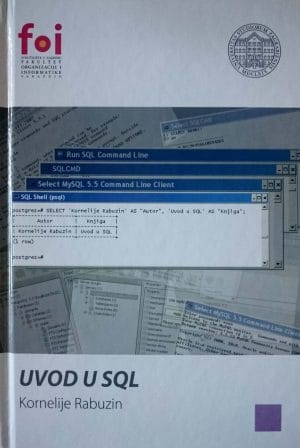 Naslovnica knjige UVOD U SQL - Kornelije Rabuzin