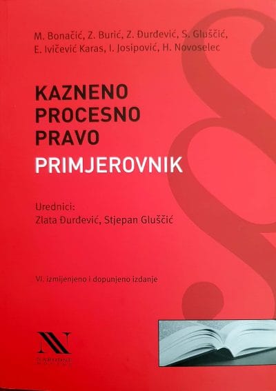 New Doc 2018-01-26 (1)_2 Naslovnica knjige KAZNENO PROCESNO PRAVO - PRIMJEROVNIK: VI. izmijenjeno i dopunjeno izdanje