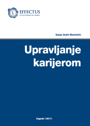 Naslovnica knjige UPRAVLJANJE KARIJEROM - Sanja Gutić Martinčić