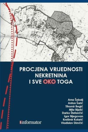 Naslovnica knjige PROCJENA VRIJEDNOSTI NEKRETNINA I SVE OKO TOGA