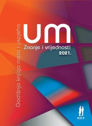 Naslovnica knjige UM 2021: Znanje i vrijednosti - Goran Tudor