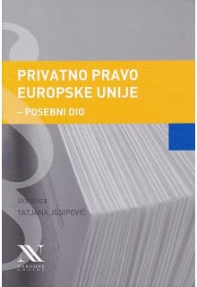 privatno pravo (1) Naslovnica knjige PRIVATNO PRAVO EUROPSKE UNIJE- posebni dio
