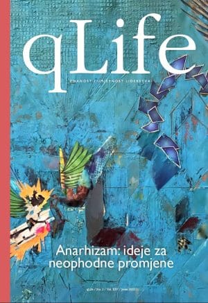 Naslovnica knjige QLIFE ČASOPIS-ANARHIZAM - IDEJE ZA NEOPHODNE PROMJENE: No.53, Jesen 2022
