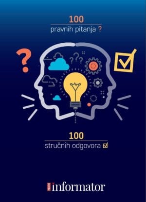 Naslovnica knjige 100 PRAVNIH PITANJA - 100 STRUČNIH ODGOVORA - Aleksandar Đurđević