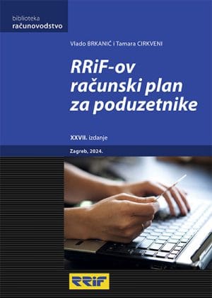 Naslovnica knjige RRIF-OV RAČUNSKI PLAN ZA PODUZETNIKE: XXVII. izdanje - Vlado Brkanić