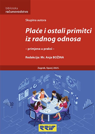 Plaće i ostali Naslovnica knjige PLAĆE I OSTALI PRIMITCI IZ RADNOG ODNOSA: Primjena u praksi - Anja Božina
