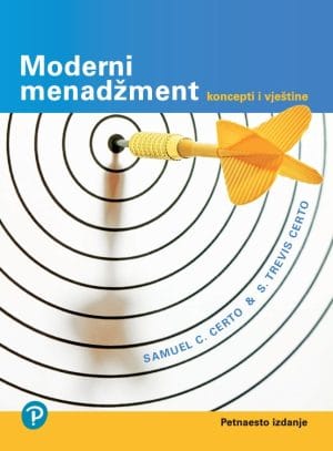 moderni menadžment 4 Naslovnica knjige MODERNI MENADŽMENT: Koncepti i vještine, XV. izdanje - Samuel C. Certo, S. Trevis Certo